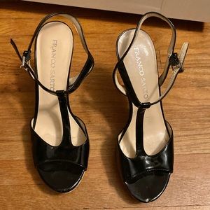 T-Strap Patent Leather Heels